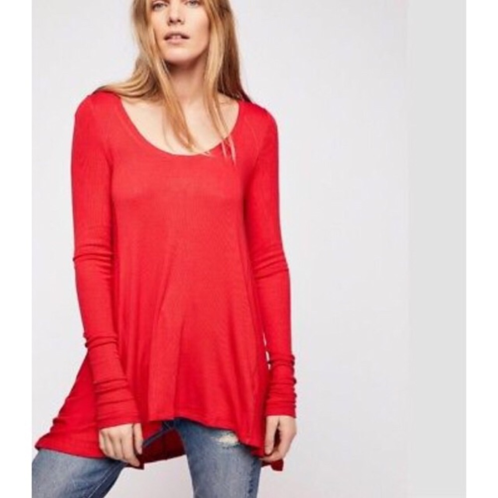 [S/M] Free People Long Sleeve Knit Tunic